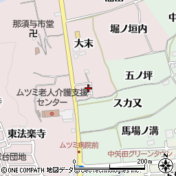 京都府亀岡市下矢田町大末12周辺の地図