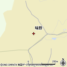 愛知県岡崎市米河内町味野周辺の地図