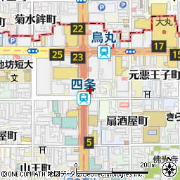 ゆめみし烏丸店周辺の地図