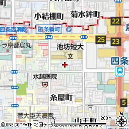 タイムズ綾小路室町駐車場周辺の地図