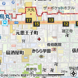 豚しゃぶ英 京都四条烏丸店周辺の地図