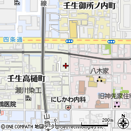 京都府京都市中京区壬生高樋町5周辺の地図