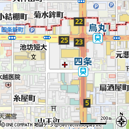 京都府京都市下京区童侍者町159-1周辺の地図