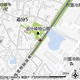 滋賀県草津市追分周辺の地図