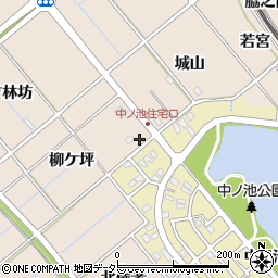 愛知県東海市高横須賀町柳ケ坪周辺の地図
