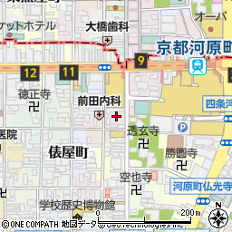 京都府京都市下京区貞安前之町589周辺の地図