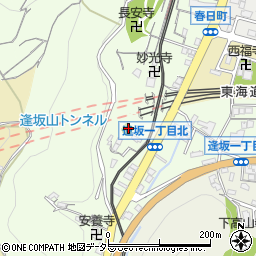関蝉丸神社周辺の地図
