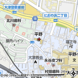 滋賀県大津市馬場1丁目5周辺の地図