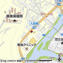 入田南周辺の地図