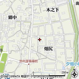 愛知県東海市加木屋町畑尻157周辺の地図