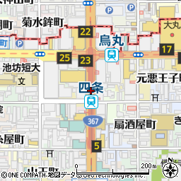 四条駅周辺の地図