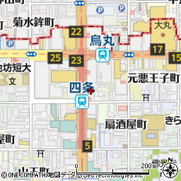 京の蔵　小牧・烏丸店周辺の地図