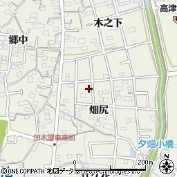 愛知県東海市加木屋町畑尻162周辺の地図