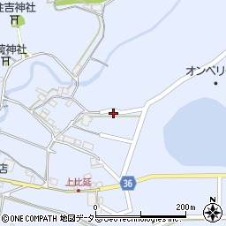兵庫県西脇市上比延町746周辺の地図