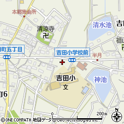 大府吉田郵便局周辺の地図