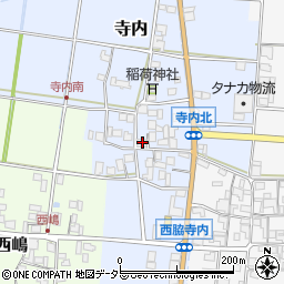 兵庫県西脇市寺内76周辺の地図