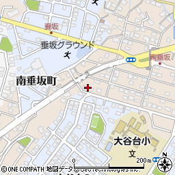 三重県四日市市垂坂町725周辺の地図