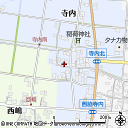 兵庫県西脇市寺内74周辺の地図