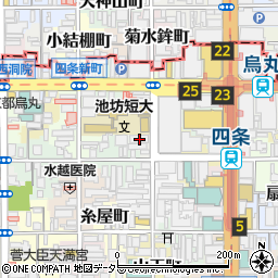 京都府京都市下京区鶏鉾町493周辺の地図