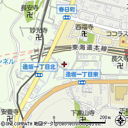 幻案寺周辺の地図