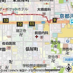 京都府京都市下京区八文字町340周辺の地図