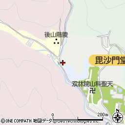 春秋山荘周辺の地図