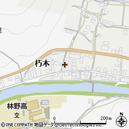 岡山県美作市朽木90周辺の地図