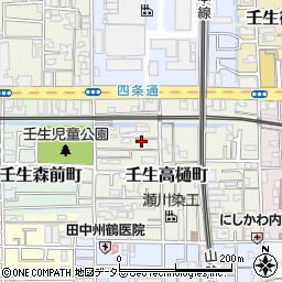 京都府京都市中京区壬生高樋町26-10周辺の地図