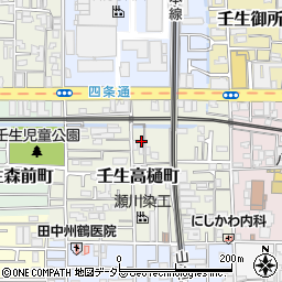 京都府京都市中京区壬生高樋町17周辺の地図