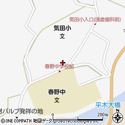 静岡県浜松市天竜区春野町気田574周辺の地図