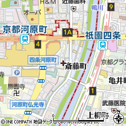 京都府京都市下京区船頭町197周辺の地図