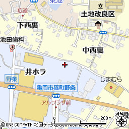 京都府亀岡市篠町野条上又1周辺の地図
