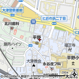 滋賀県大津市馬場1丁目5-12周辺の地図