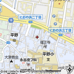 滋賀県大津市馬場1丁目9-20周辺の地図