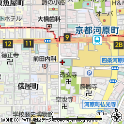 京都府京都市下京区貞安前之町619周辺の地図