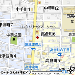 高倉庵周辺の地図