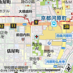僧伽小野 京都浄教寺 さんがおの 三井ガーデンホテル京都河原町浄教寺周辺の地図