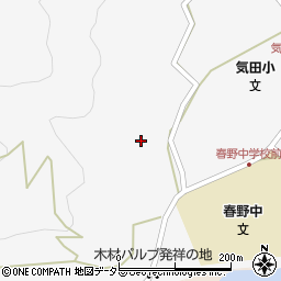 静岡県浜松市天竜区春野町気田696周辺の地図