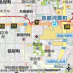 京都府京都市下京区貞安前之町620周辺の地図