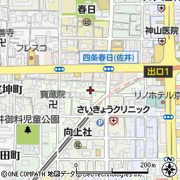 京都府京都市右京区西院松井町14-2周辺の地図