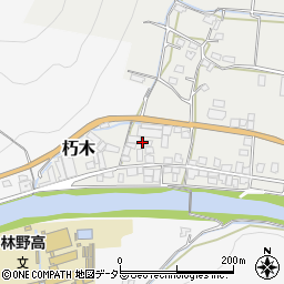岡山県美作市朽木92周辺の地図