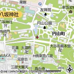 eXcafe 祇園八坂店周辺の地図