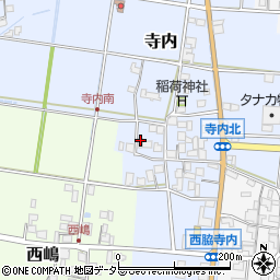 兵庫県西脇市寺内71周辺の地図