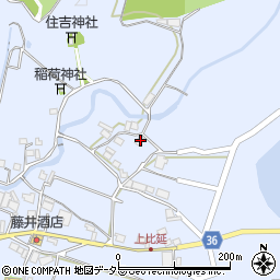 兵庫県西脇市上比延町711周辺の地図