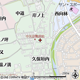 京都府亀岡市中矢田町岸ノ上1周辺の地図