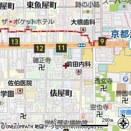 京都府京都市下京区八文字町348周辺の地図