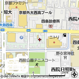 京都府京都市右京区西院安塚町30周辺の地図