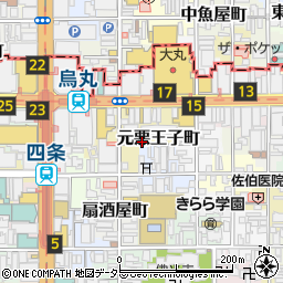 京都府京都市下京区元悪王子町47-11周辺の地図