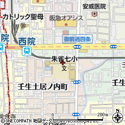 京都市立朱雀第七小学校周辺の地図