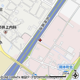 滋賀県草津市岡本町61-1周辺の地図